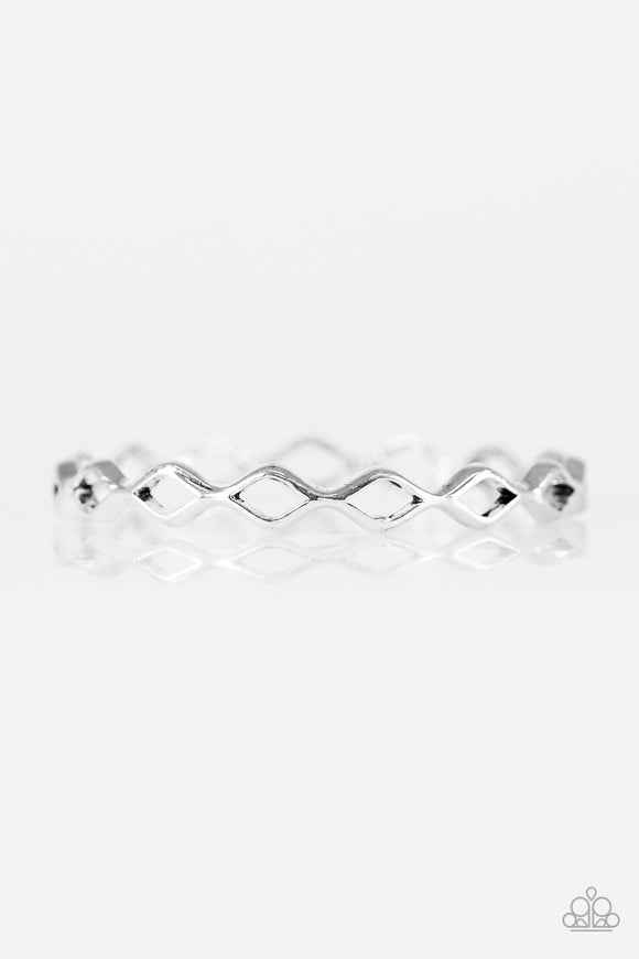Paparazzi Bracelet - Industrial Movement - Silver