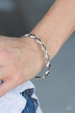 Paparazzi Bracelet - Industrial Movement - Silver