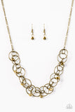 Paparazzi Necklace - You Cant Handle The Sparkle! - Brass