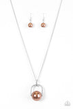 Paparazzi Necklace - Dramatically Diva - Brown
