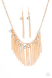Paparazzi Necklace - In For The Long RUNWAY - Gold