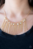 Paparazzi Necklace - In For The Long RUNWAY - Gold