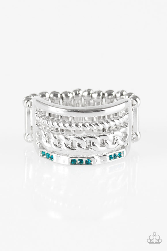 Paparazzi Ring - Mismatched Magnificence - Blue