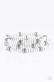 Paparazzi Bracelet - Barcelona Ball - White