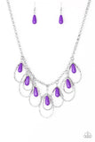 Paparazzi Necklace - Tango Tempest - Purple