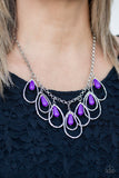 Paparazzi Necklace - Tango Tempest - Purple