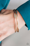 Paparazzi Bracelet - Glam to Glam - Gold