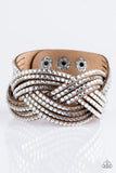 Paparazzi Bracelet - Top Class Chic - Brown