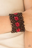 Paparazzi Bracelet - Bahama Babe - Red