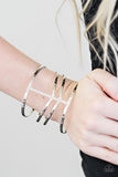 Paparazzi Bracelet - Stick Out A NILE - Silver