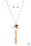 Paparazzi Necklace - Big Baller - Gold