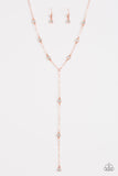 Paparazzi Necklace - STARLIGHT The Way - Copper