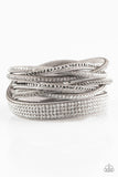 Paparazzi Urban Bracelet - Taking Care Of Business - Silver