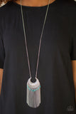 Paparazzi Necklace - Desert Coyote - Blue