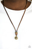Paparazzi Necklace - Ringmaster - Brown