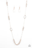 Paparazzi Necklace - Metro Minimalist - Rose Gold