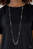 Paparazzi Necklace - Metro Minimalist - Rose Gold