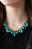 Paparazzi Necklace - Paleo Princess - Brass