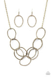 Paparazzi Necklace - Circus Royale - Brass