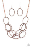 Paparazzi Necklace - Circus Royale - Copper