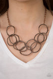 Paparazzi Necklace - Circus Royale - Copper