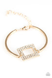 Paparazzi Bracelet - Main Street Metro - Gold