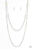 Paparazzi Necklace - The New Girl In Town - Green