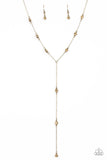 Paparazzi Necklace - STARLIGHT The Way - Brass