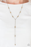 Paparazzi Necklace - STARLIGHT The Way - Brass