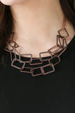 Paparazzi Necklace - Seattle Scene - Copper