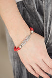 Paparazzi Bracelet - Take Wing - Red