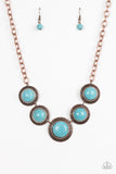 Paparazzi Necklace - Mountain Roamer - Copper