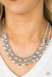 Paparazzi Necklace - Majestic Marinas - White
