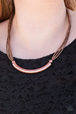 Paparazzi Necklace - The Texan - Copper