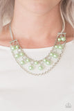 Paparazzi Necklace - Rockefeller Romance - Green