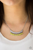 Paparazzi Necklace - Fringe Fever - Green