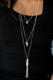 Paparazzi Necklace - Crystal Cruiser - White