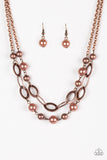 Paparazzi Necklace - GLIMMER Takes All - Copper