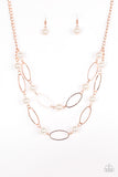 Paparazzi Necklace - Best Of Both POSH-ible Worlds - Copper