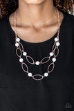 Paparazzi Necklace - Best Of Both POSH-ible Worlds - Copper
