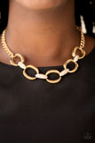 Paparazzi Necklace - Boss Boulevard - Gold