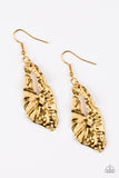 Paparazzi Earring - Cave Cavalier - Gold