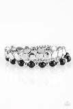 Paparazzi Bracelet - Girly Girl Glamour - Black