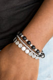 Paparazzi Bracelet - Girly Girl Glamour - Black
