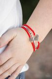 Paparazzi Bracelet - Lovers Loot - Red