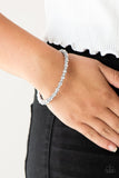 Paparazzi Bracelet - Seven Figure Fabulous - White