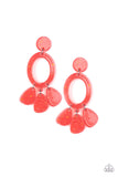 Paparazzi Earring - Sparkling Shores - Orange