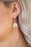 Paparazzi Earring - Radically Retro - Gold