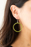 Paparazzi Earring - Stoppin Traffic - Green