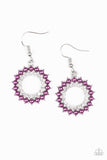 Paparazzi Earring - Wreathed In Radiance - Purple